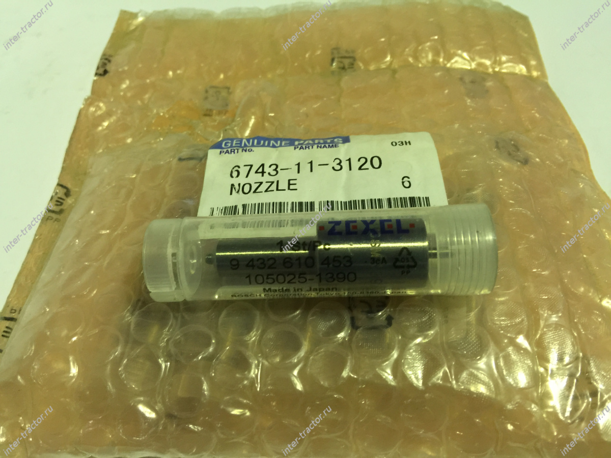 6743-11-3120:Распылитель форсунки DLLA140P1144, 0 433 171 734